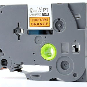 Brother TZeB31 TZe-B31 TZB31 TZ-B31 Black on ORANGE 12MM x 8M P-TOUCH LABELLING TZ TAPE