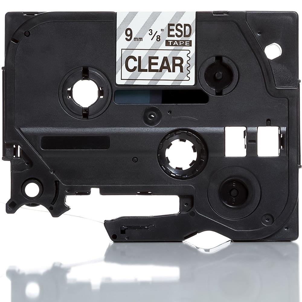 Brother TZe121 TZe-121 TZ121 TZ-121 Black on Clear 9MMx 8M P-TOUCH LABELLING TZ TAPE - Image 4