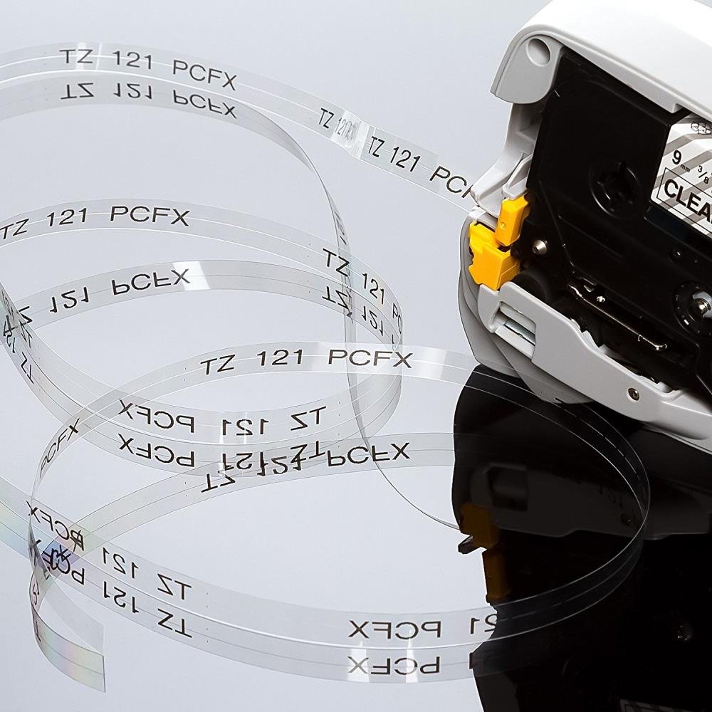 Brother TZe121 TZe-121 TZ121 TZ-121 Black on Clear 9MMx 8M P-TOUCH LABELLING TZ TAPE - Image 2