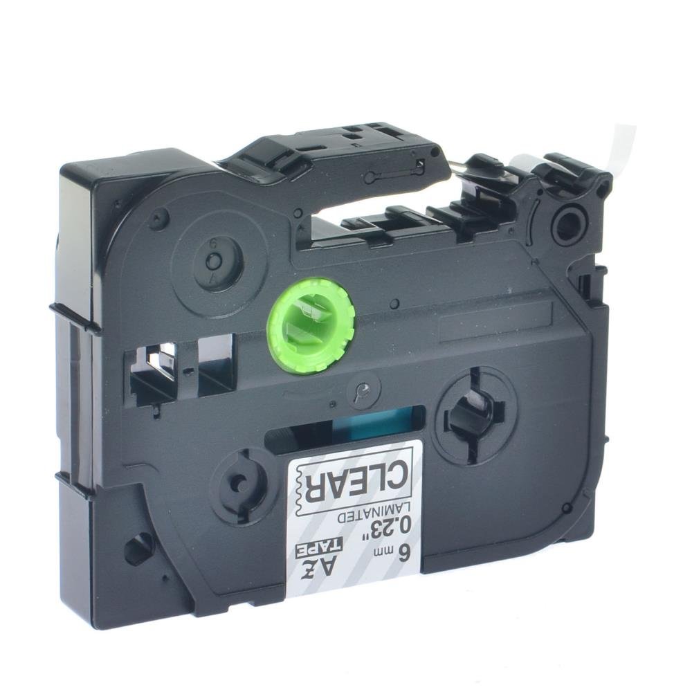 Brother TZe111 TZe-111 TZ111 TZ-111 Black on Clear 6MMx 8M P-TOUCH LABELLING TZ TAPE - Image 4