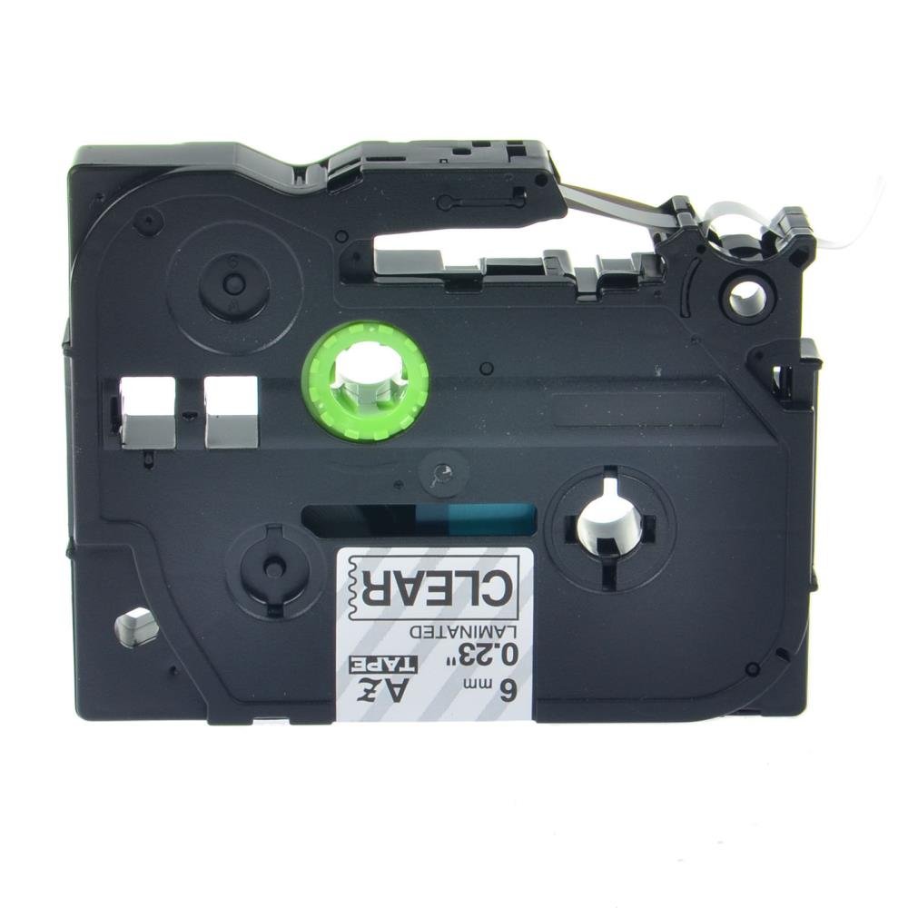 Brother TZe111 TZe-111 TZ111 TZ-111 Black on Clear 6MMx 8M P-TOUCH LABELLING TZ TAPE - Image 3