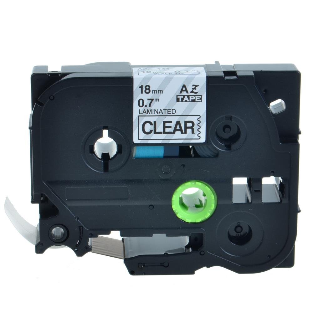 Brother TZe141 TZe-141 TZ141 TZ-141 Black on Clear 18MMx 8M P-TOUCH LABELLING TZ TAPE - Image 4