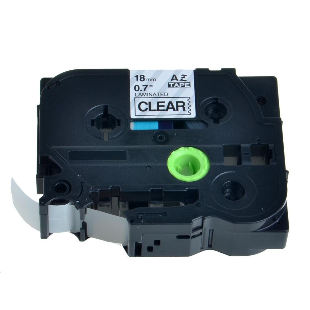 Brother TZe141 TZe-141 TZ141 TZ-141 Black on Clear 18MMx 8M P-TOUCH LABELLING TZ TAPE - Image 3