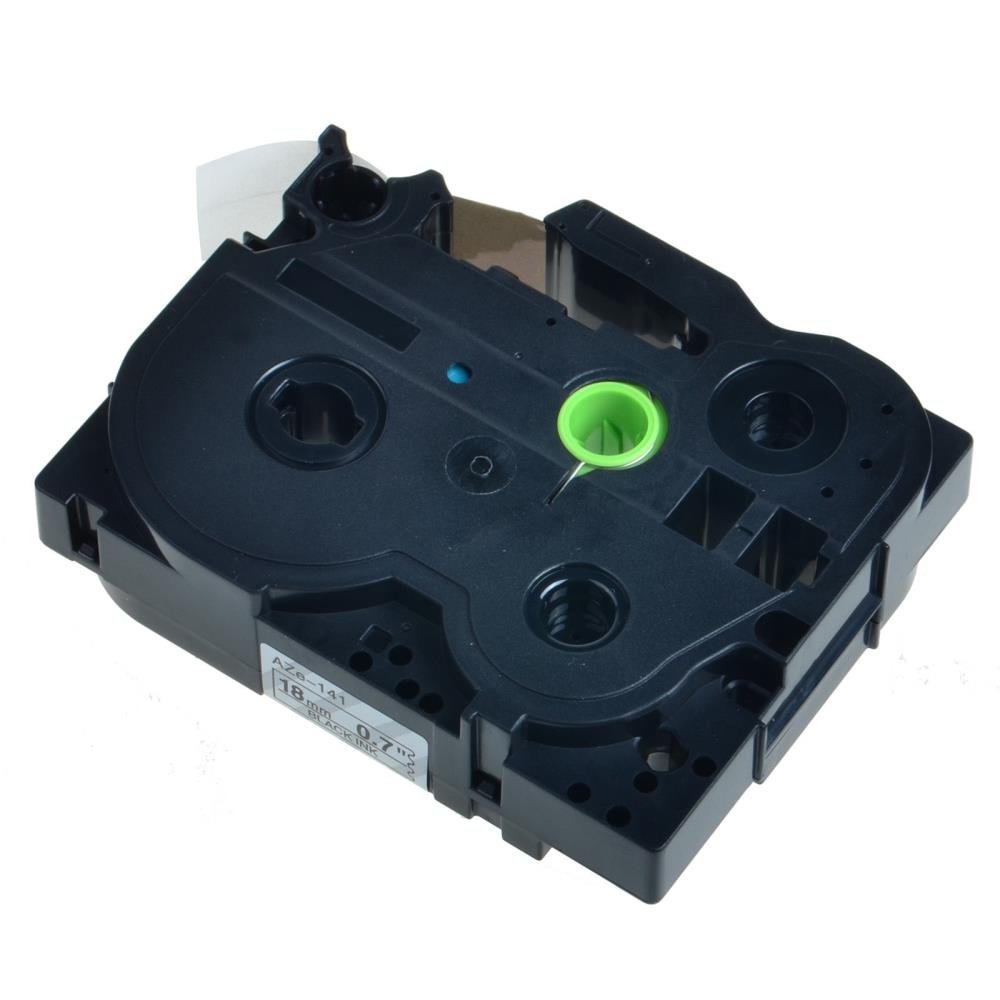 Brother TZe141 TZe-141 TZ141 TZ-141 Black on Clear 18MMx 8M P-TOUCH LABELLING TZ TAPE - Image 2