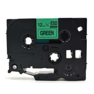 Brother TZe731 TZe-731 TZ731 TZ-731 Black on Green 12MM x 8M P-TOUCH LABELLING TZ TAPE