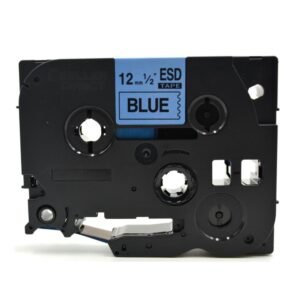 Brother TZe531 TZe-531 TZ531 TZ-531 Black on Blue  12MM x 8M P-TOUCH LABELLING TZ TAPE