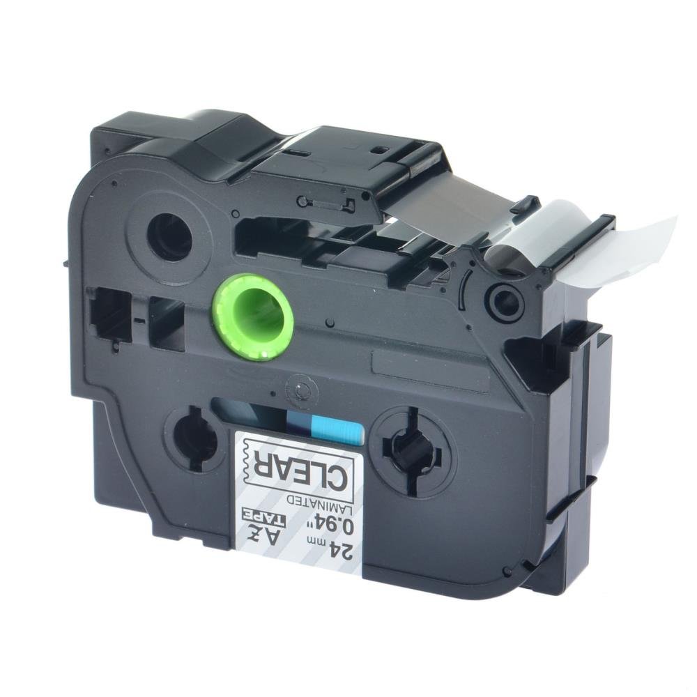 Brother TZe151 TZe-151 TZ151 TZ-151 Black on Clear 24MM x 8M P-TOUCH LABELLING TZ TAPE - Image 4