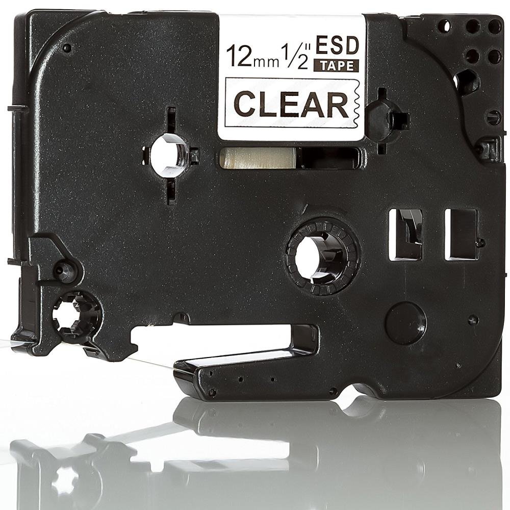 Brother TZe131 TZe-131 TZ131 TZ-131 - BLACK ON CLEAR 12MM x 8M P-TOUCH LABELLING TZ TAPE - Image 3
