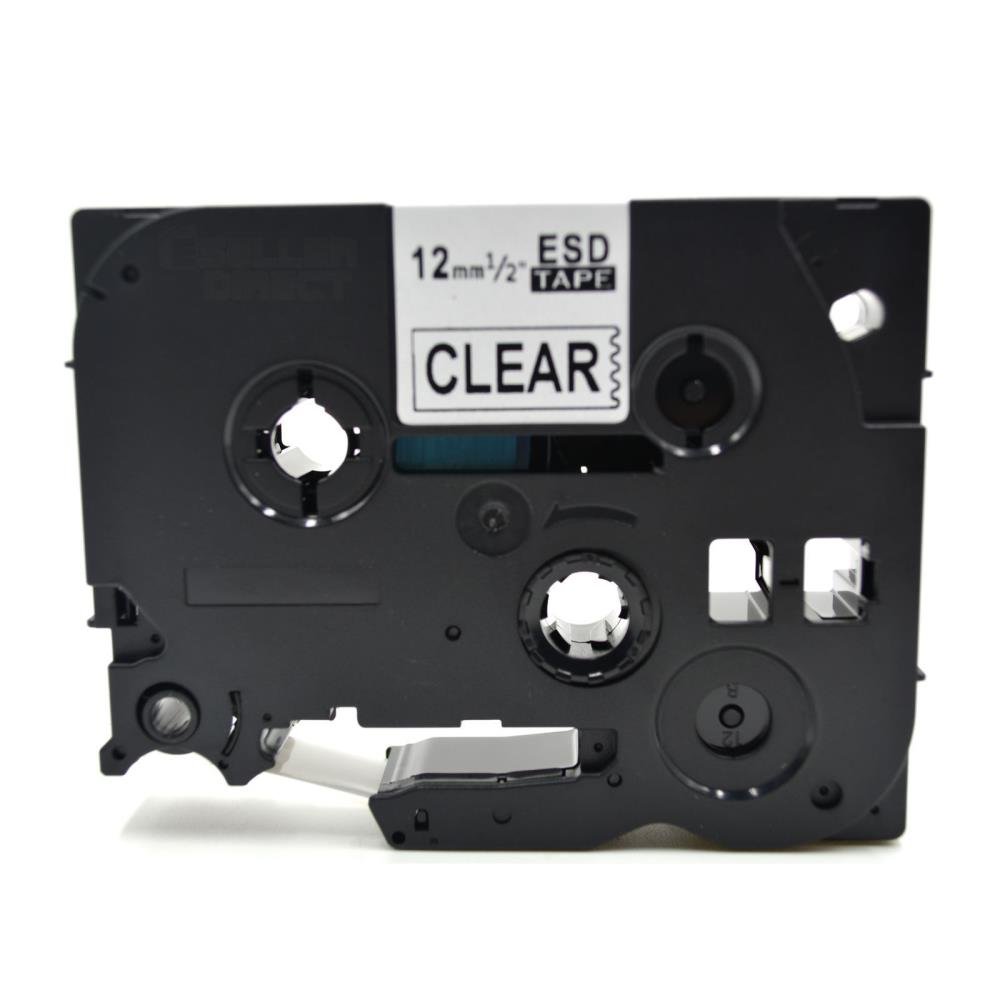 Brother TZe135 TZe-135 TZ135 TZ-135 -WHITE ON CLEAR 12MM x 8M P-TOUCH LABELLING TZ TAPE