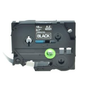 Brother TZe345 TZe-345 TZ345 TZ-345 White on Black  18MMx 8M P-TOUCH LABELLING TZ TAPE