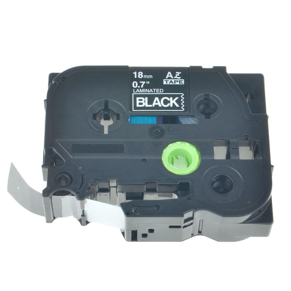 Brother TZe345 TZe-345 TZ345 TZ-345 White on Black 18MMx 8M P-TOUCH LABELLING TZ TAPE - Image 3