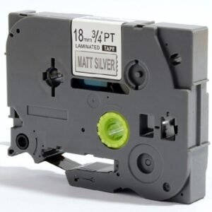 Brother TZe941 TZe-941 TZ941 TZ-941 Black on Silver 18MMx 8M P-TOUCH LABELLING TZ TAPE