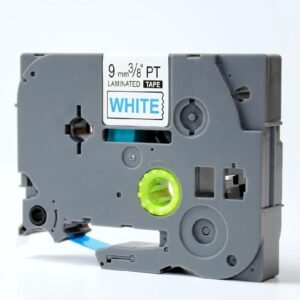 Brother TZe223 TZe-223 TZ223  TZ-223 Blue on White 9MMx 8M P-TOUCH LABELLING TZ TAPE