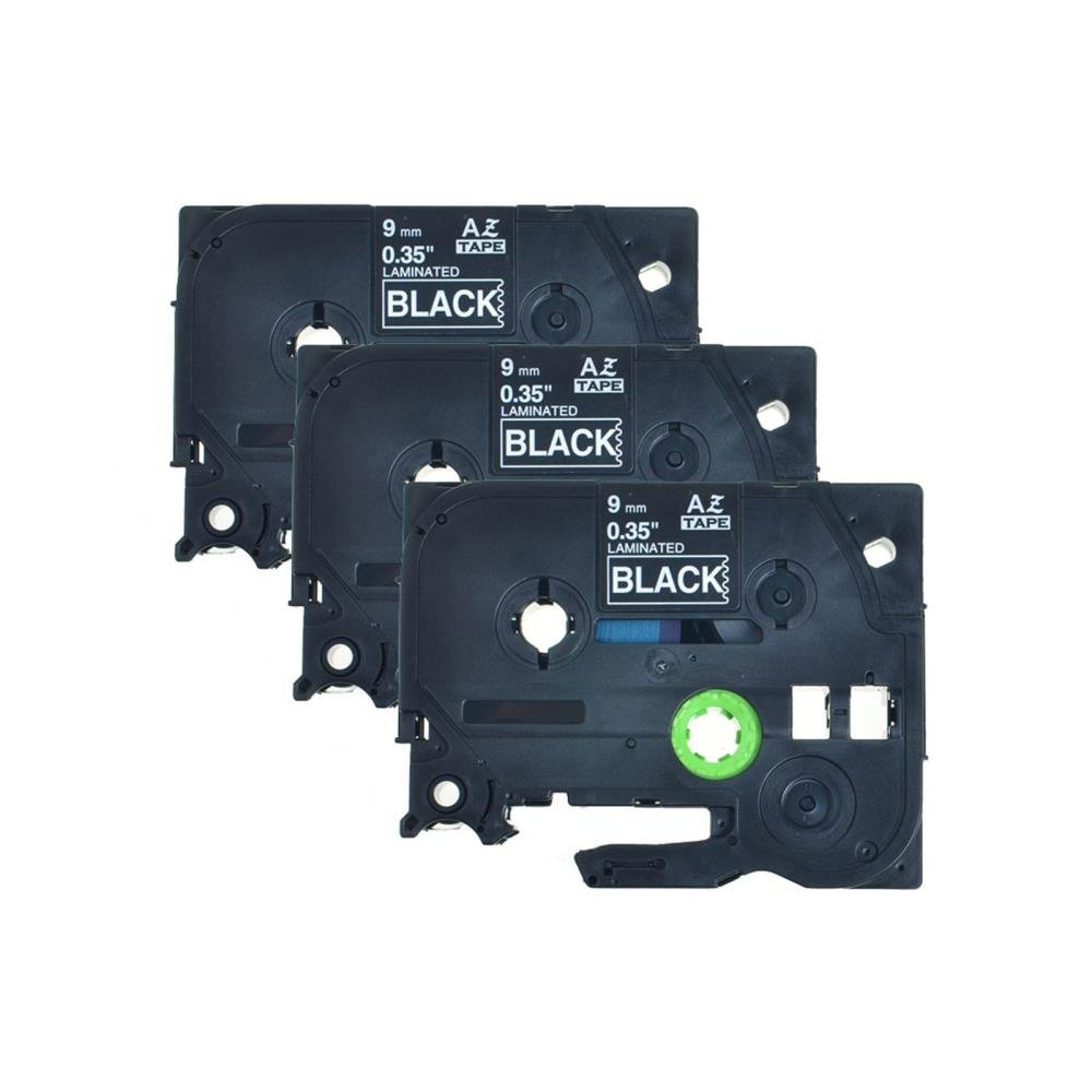 Brother TZe325 TZe-325 TZ325 TZ-325 White on Black 9MMx 8M P-TOUCH LABELLING TZ TAPE - Image 3