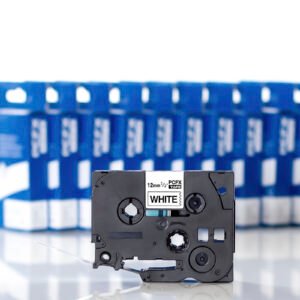 10 Pack Brother Compatible TZe-231 / TZ-231 Label Tape – Black on White 12mm x 8m P-Touch